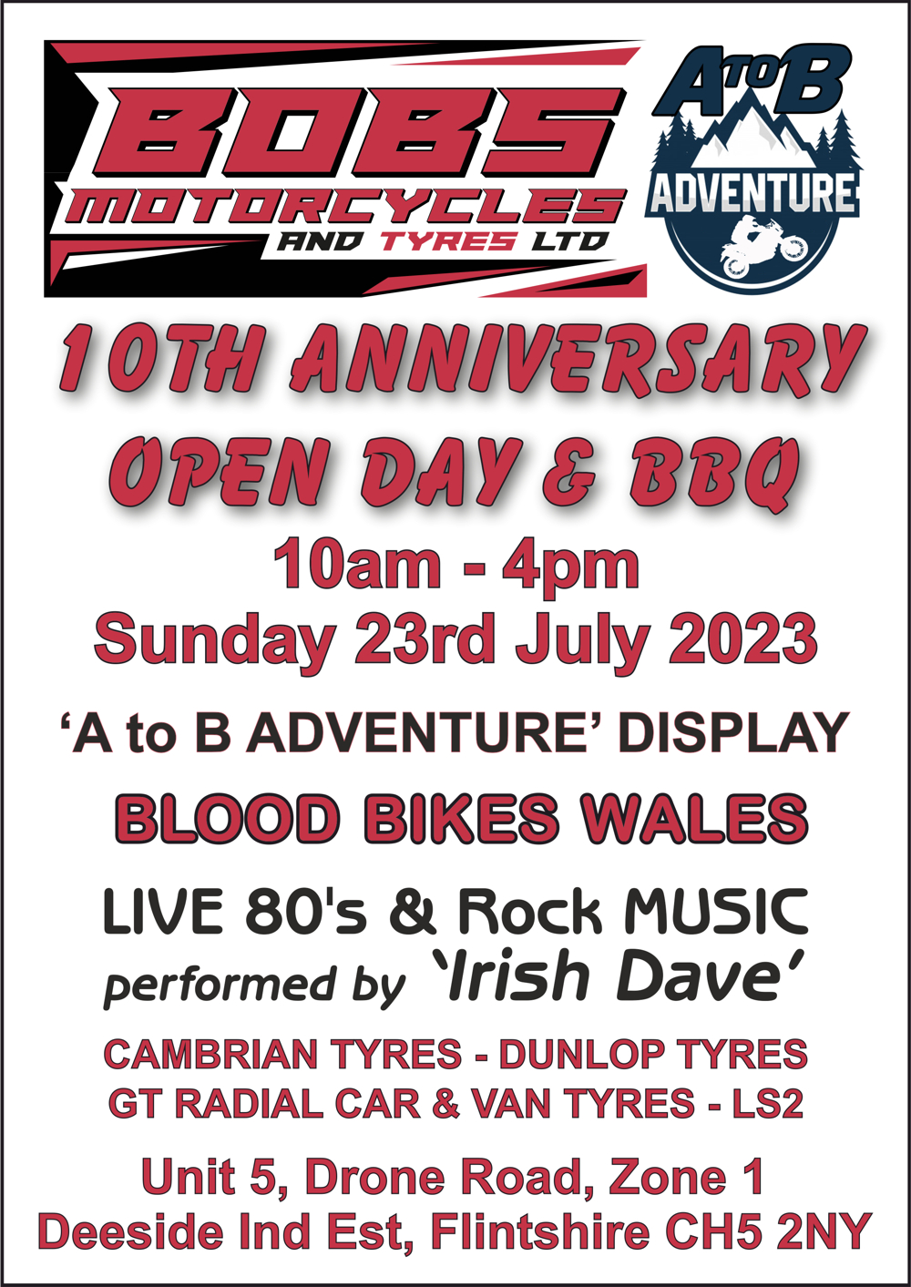 Bobs Tyres, Open Day